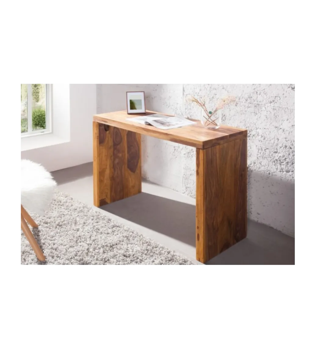 Invicta Interior Biurko FINICE Makassar 100 cm drewno Sheesham