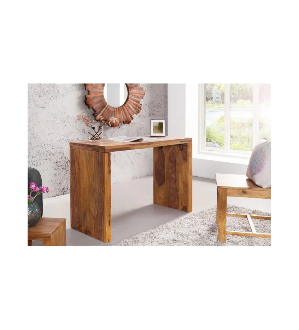Invicta Interior Biurko FINICE Makassar 100 cm drewno Sheesham