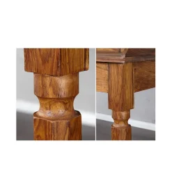 Invicta Interior Biurko FINICE Makassar 115 cm drewno Sheesham