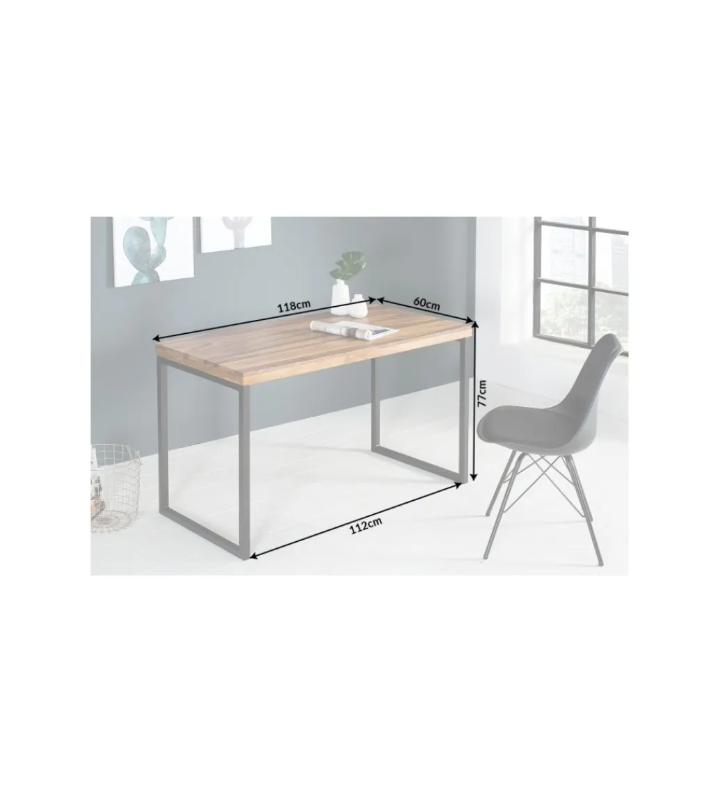 Invicta Interior Biurko Fusion 118 cm drewno Sheesham