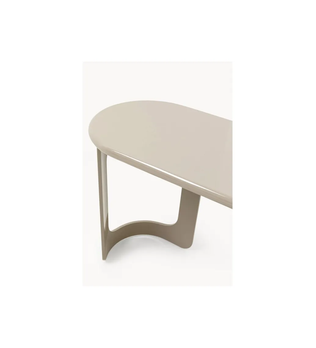 KARE Biurko GLOSSY 120 x 80 cm taupe