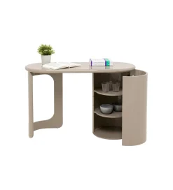 KARE Biurko GLOSSY 120 x 80 cm taupe