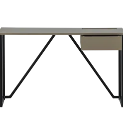 WOOOD Biurko JULIUS 126 cm drewno sosny szary