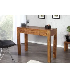 Invicta Interior Biurko Makassar FINICE 100 cm drewno Sheesham
