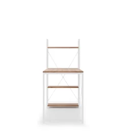 Halmar Biurko NARVIK 120 cm w kolorze biały dąb sonoma