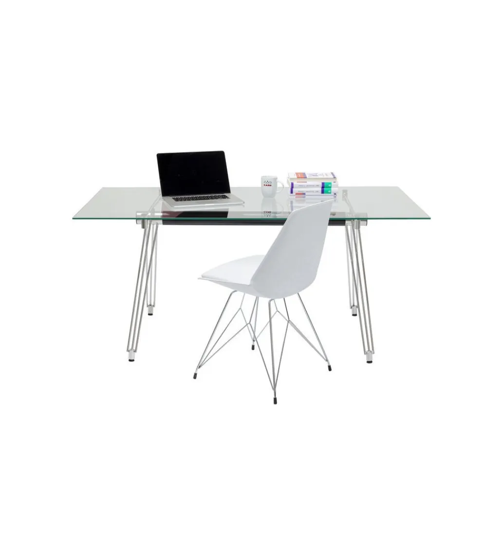 KARE Biurko Officia 160 cm szklane