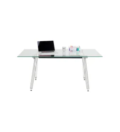 KARE Biurko Officia 160 cm szklane