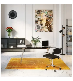 KARE Biurko OFFICIA 160 x 80 cm szklane