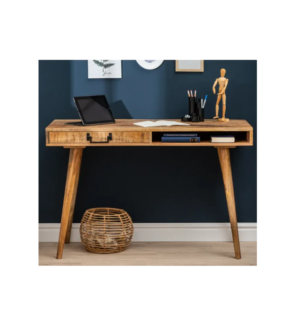 Invicta Interior Biurko Retro 120 cm drewno Mango