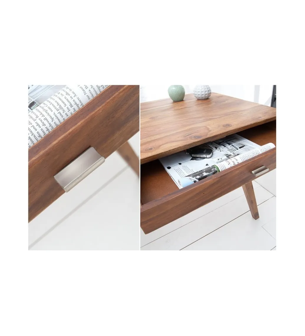 Invicta Interior Biurko Retro 120 cm drewno Sheesham