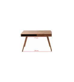 Invicta Interior Biurko Retro 120 cm drewno Sheesham
