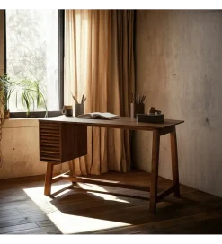 Zona-Design Biurko WAGENASTI 125 cm drewno mango