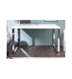 Invicta Interior Biurko White Desk 120 cm białe
