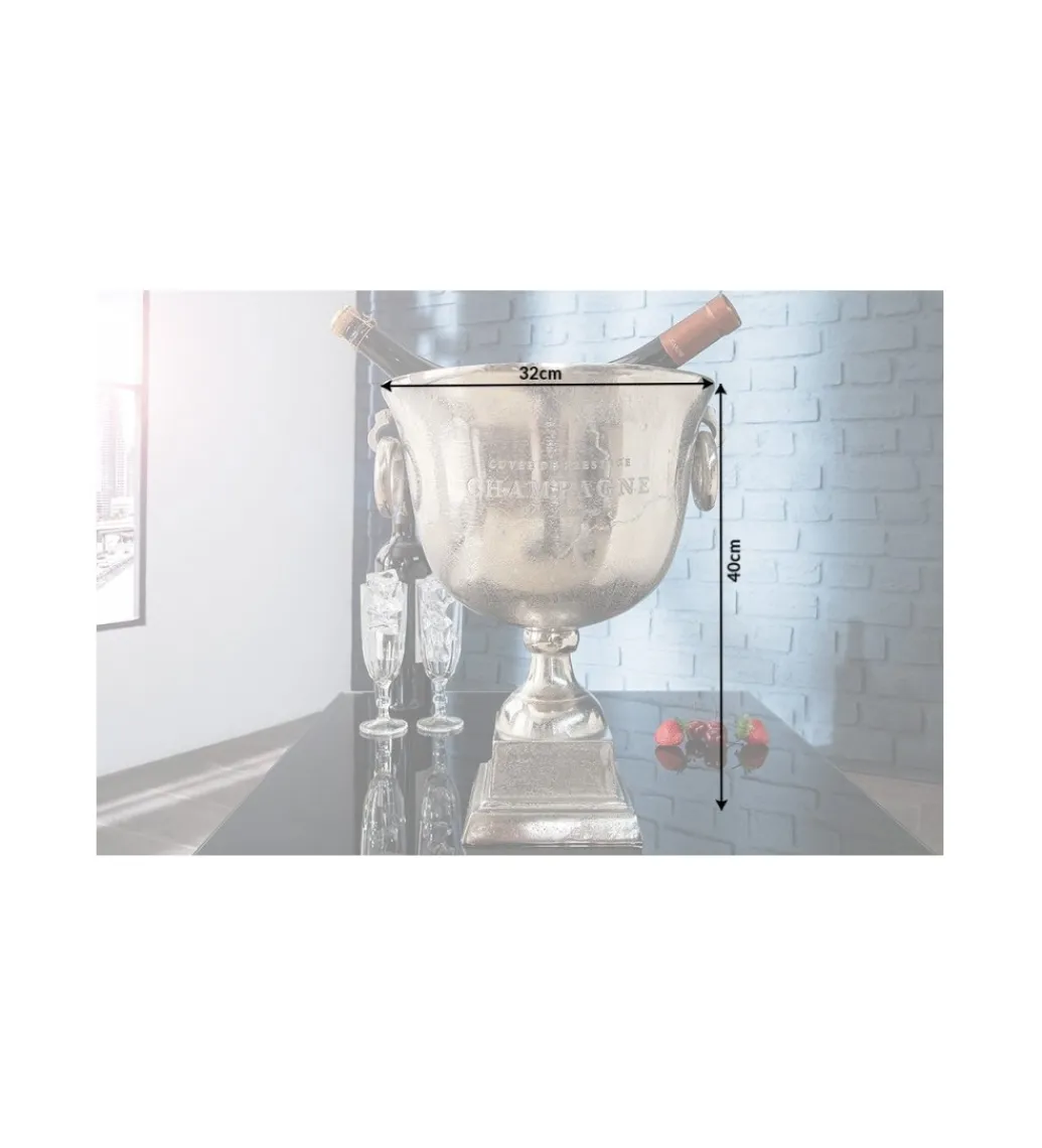 Invicta Interior Chłodziarka do szampana Royal 40cm srebrna