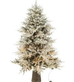 J-Line Choinka sztuczna 3000 Led sztuczny śnieg  XAMS 210 cm biała