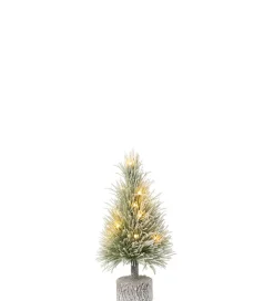 J-Line Choinka XMAS LED 36 cm zielona ośnieżona