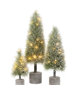J-Line Choinka XMAS LED 75 cm zielona ośnieżona