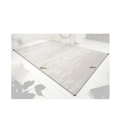 Invicta Interior - przedsprzedaż Dywan BAGGY ART 350 x 240 cm beżowo-szary