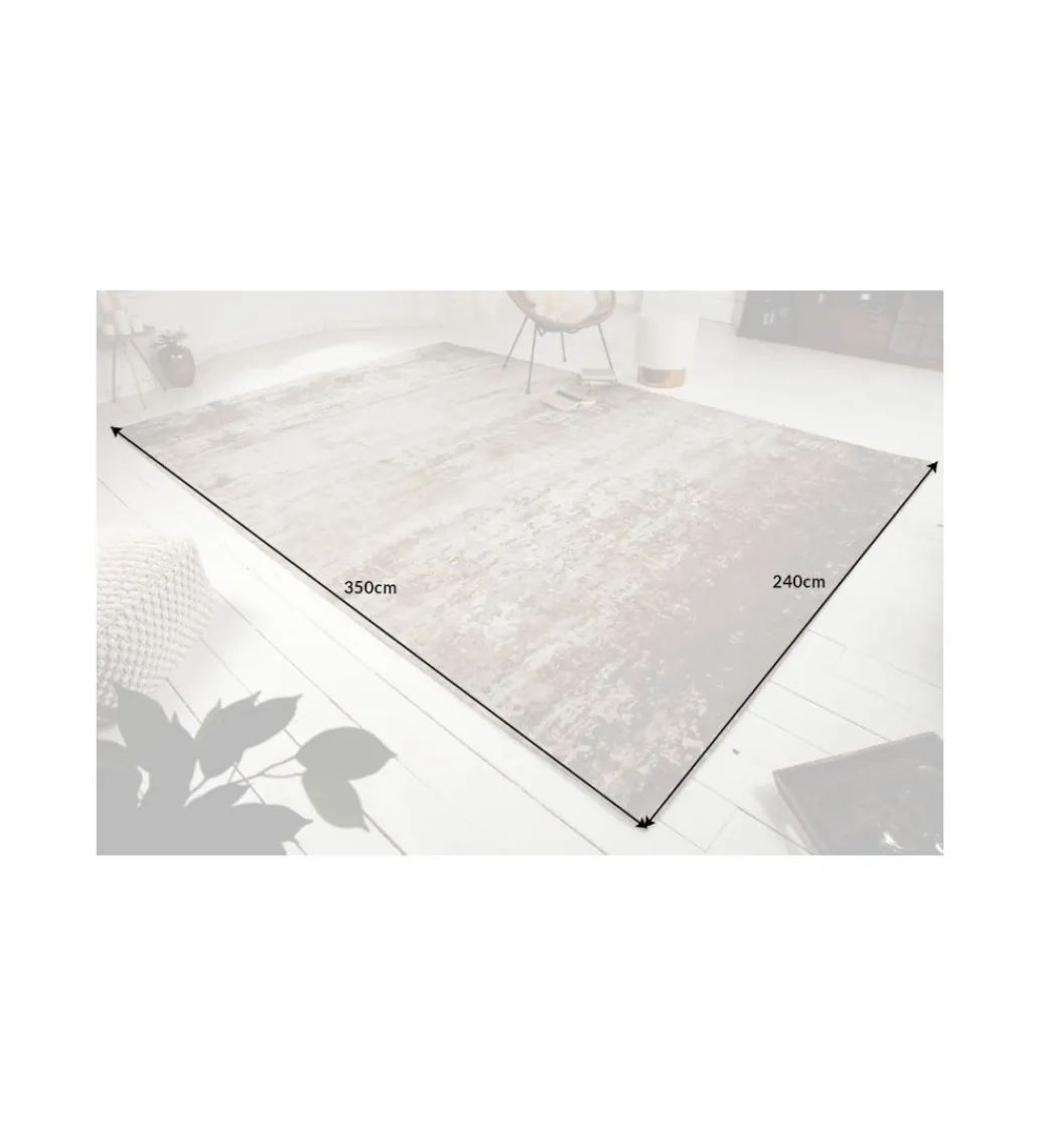 Invicta Interior - przedsprzedaż Dywan BAGGY ART 350 x 240 cm beżowo-szary