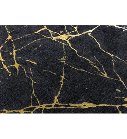 Invicta Interior Dywan MARBLE 160 x 240 cm czarno złoty