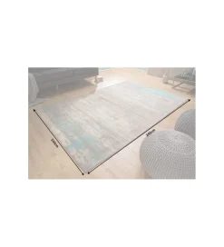 Invicta Interior Dywan Modern Art 240 cm x 160 cm szaro niebieski