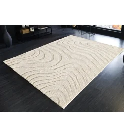 Invicta Interior Dywan WAVE 170 x 240 cm kremowy beżowy