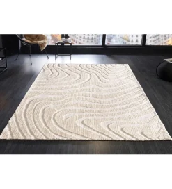 Invicta Interior Dywan WAVE 170 x 240 cm kremowy beżowy