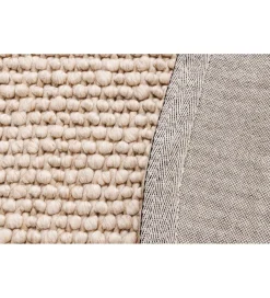 Invicta Interior Dywan WOOL 150cm okrągły beżowy