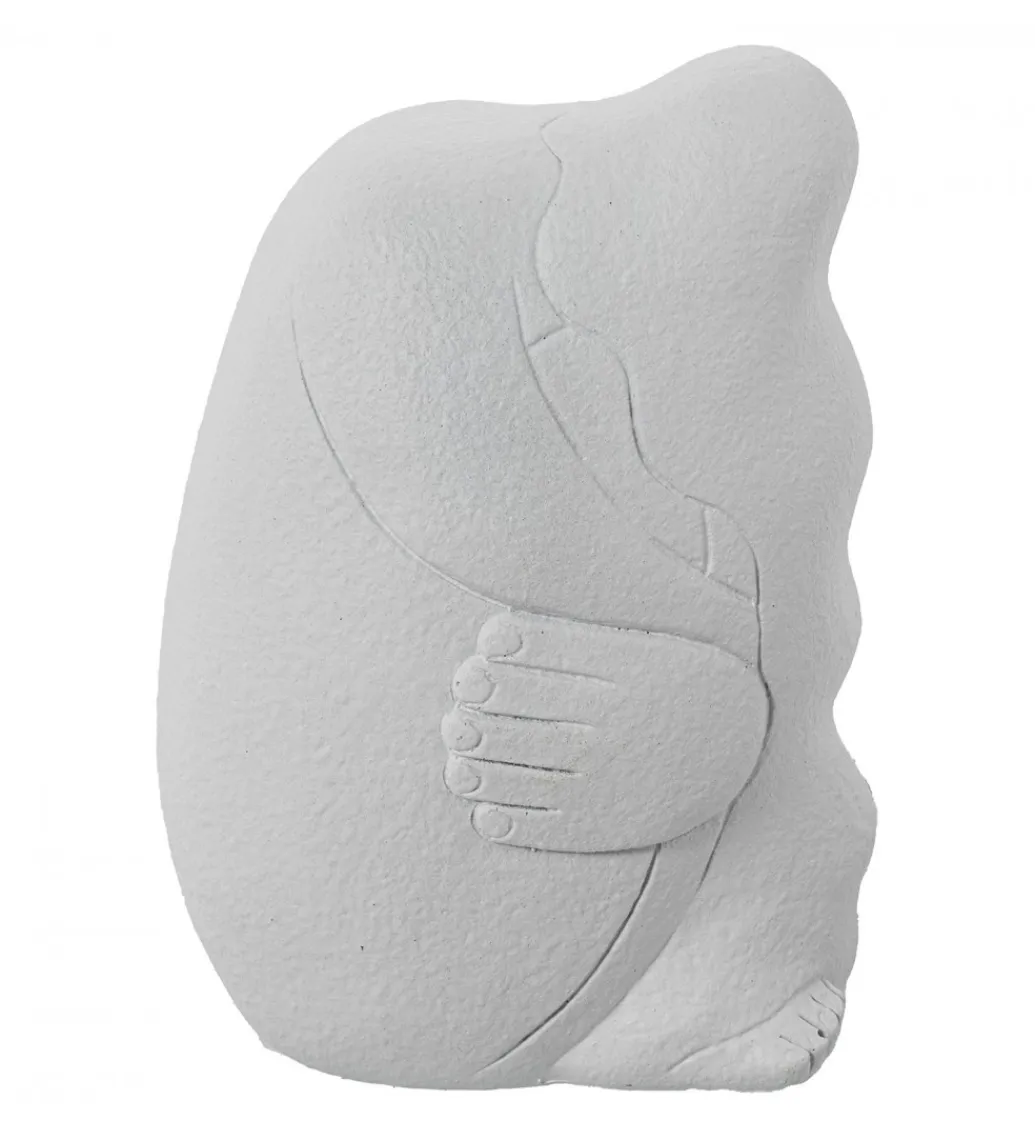 Exclusivas Figurka ABSTRACT 20 cm ceramika biała