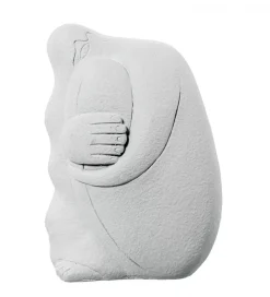 Exclusivas Figurka ABSTRACT 20 cm ceramika biała