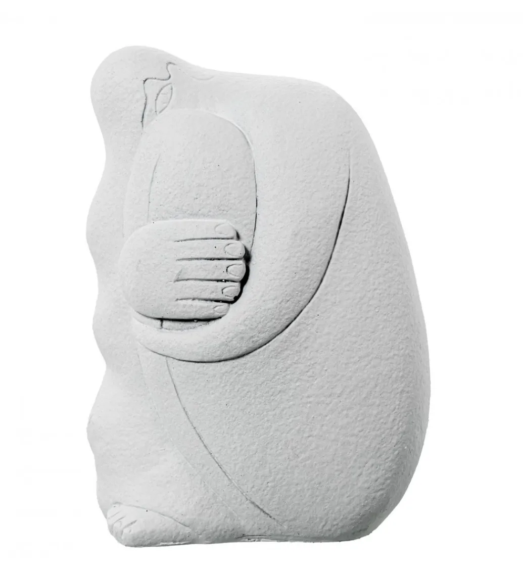 Exclusivas Figurka ABSTRACT 20 cm ceramika biała