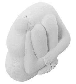 Exclusivas Figurka ABSTRACT 18 cm ceramika biała