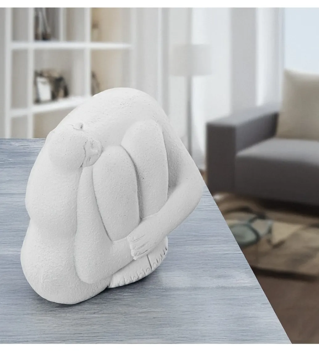 Exclusivas Figurka ABSTRACT 18 cm ceramika biała