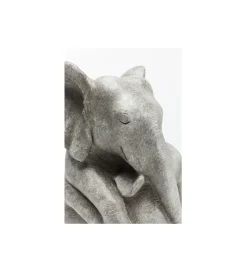 KDesign Figurka dekoracyjna Elephant Hug 36 cm szara