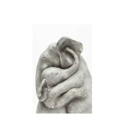 KDesign Figurka dekoracyjna Elephant Hug 36 cm szara