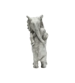 KDesign Figurka dekoracyjna Elephant Hug 36 cm szara