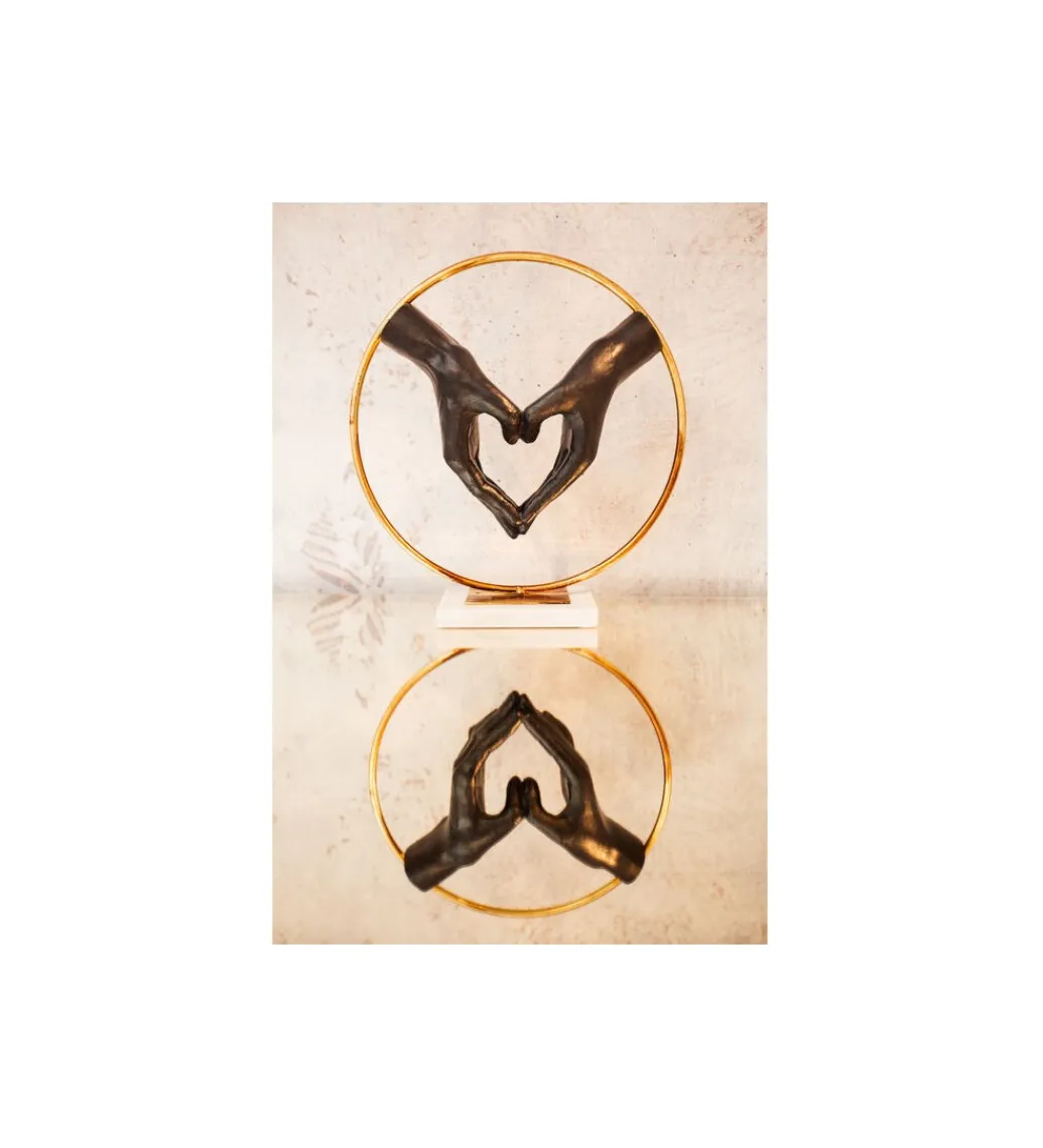 KDesign Figurka dekoracyjna Heart Hand 33 cm