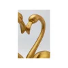 KDesign Figurka Flamingo Love 29 cm złota