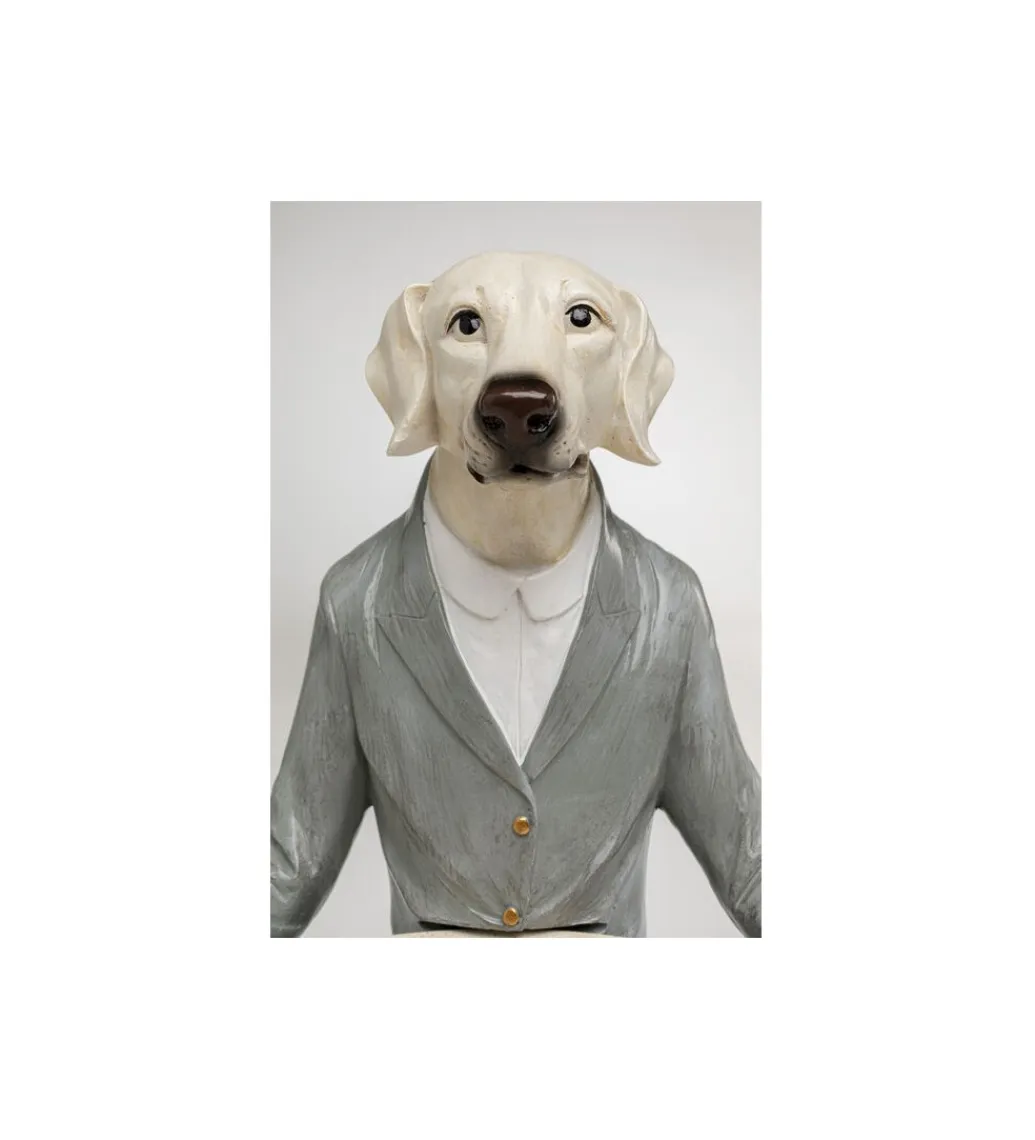 KDesign Figurka GENTLEMAN DOG TRAY 29 cm