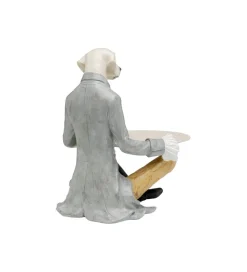 KDesign Figurka GENTLEMAN DOG TRAY 29 cm