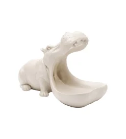 KDesign Figurka HUNGRY HIPPO 17 cm beżowa