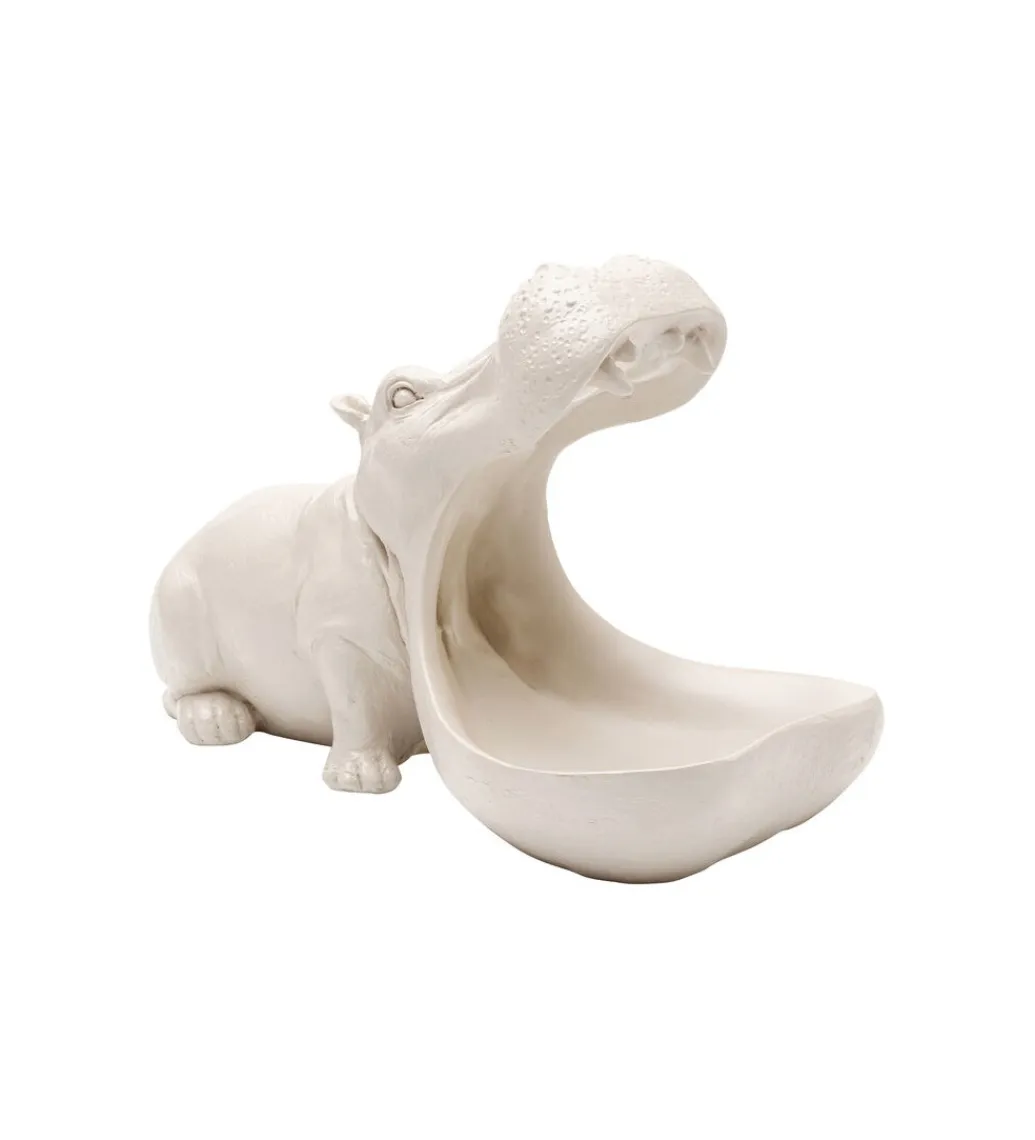 KDesign Figurka HUNGRY HIPPO 17 cm beżowa