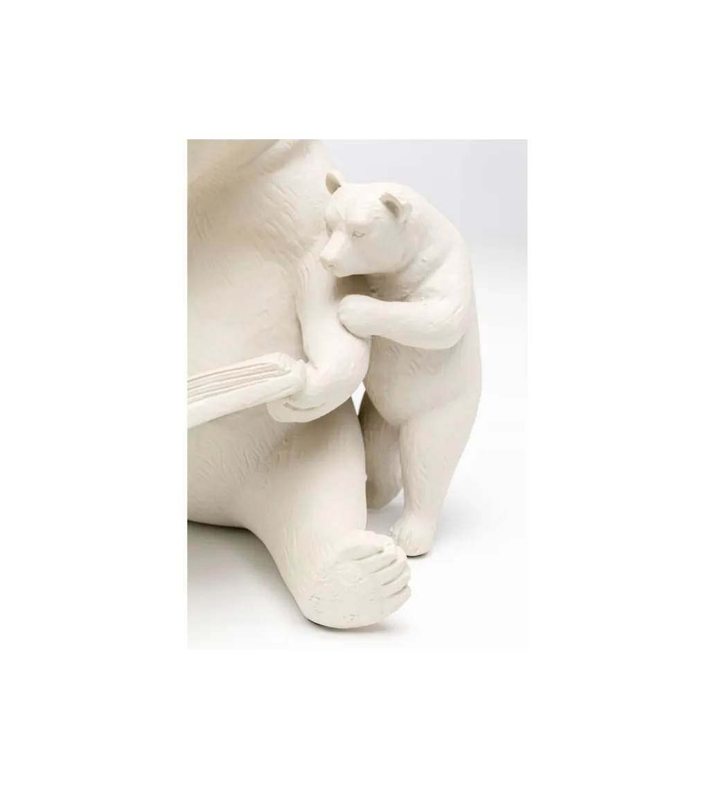 KDesign Figurka READING BEARS 18 cm beżowa
