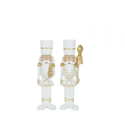 J-Line Figurka RESIN biało złota