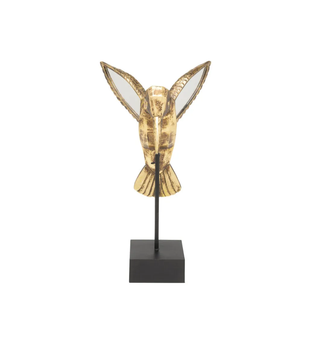 KARE Figurka z lustrem KOLIBER 41 cm złota
