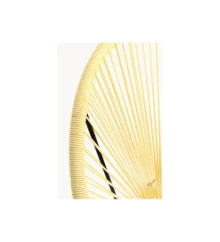 KARE Fotel ACAPULCO 85 cm jasnożółty