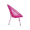 KARE Fotel ACAPULCO 85 cm mono różowy