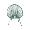 KARE Fotel ACAPULCO 85 cm mono zielony