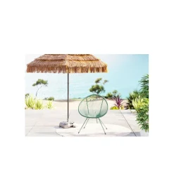 KARE Fotel ACAPULCO 85 cm mono zielony