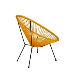 KARE Fotel ACAPULCO 85 cm pomarańczowy